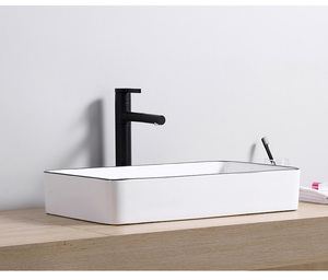 Rectangular lavado a mano lavabo color arte baño lavabo <span class=keywords><strong>Cuenca</strong></span> del arte de la cerámica - Product Image 3
