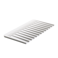 Eversoul Tapis de protection pliable en silicone pour robinet de cuisine, anti-éclaboussures, auto-drainant et séchant, pour bar et salle de bain