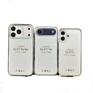 Iexplore Tinh thể mềm rõ ràng minh bạch 2mm TPU trường hợp điện thoại với dấu vân tay bằng chứng tại chỗ cho Iphone 17 Pro Max - Product Image 1