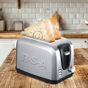Tostapane elettrico 2 fette per la casa e la cucina per il <span class=keywords><strong>campeggio</strong></span> con Logo personalizzato e funzionalità Bagel - Product Image 1