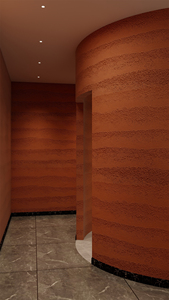 Panneau d'extérieur artistique en pierre ultra-mince souple, imperméable, imitation porcelaine, flexible et pliable, type terre battue - Product Image 5