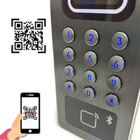 Lector de escaneo QR TCP/IP con tarjeta IC Lector de huellas dactilares Wiegand26/34 Interfaz USB 2D Lector de código QR para exteriores Control de acceso
