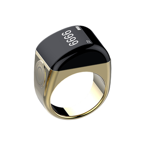 Anillo de Dhikr 2026 con contador electrónico, anillo de oración árabe Qibla para musulmanes, regalo con alarma de Azan, regalo islámico, anillo de Zikr - Product Image 3