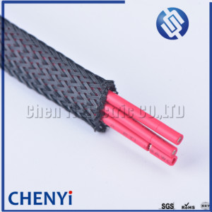 10M genişlik 4/6/8/10/12/14/16/20mm siyah tel PET naylon kablo kılıfı s tel kablo örgülü kablo kılıfı - Product Image 5