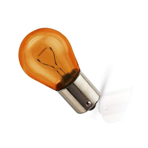 BAU15S Baïonnette Base <span class=keywords><strong>Halogène</strong></span> <span class=keywords><strong>Ampoule</strong></span> P21W 12V 21W Voiture Automobile Queue Clignotant Indicateur Ampoules Avec Verre Ambre Clair - Product Image 2