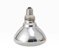 Lampe chauffante infrarouge en aluminium de haute qualité 175W 250W 24V, ampoule rouge lisse pour l'élevage de bétail et de volailles, couveuse