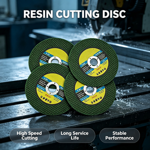 Disque de coupe moyen durable de 107 mm, disque abrasif en oxyde d'aluminium pour métal, acier inoxydable, agent de liaison en résine - Product Image 1