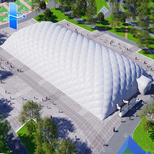 Factory Customization Air <strong>Dome</strong> <strong>Tent</strong> PVDF Inflatable Membrane <strong>Dome</strong> for Soccer and Basketball Sports Tennis Court - Product Image 3