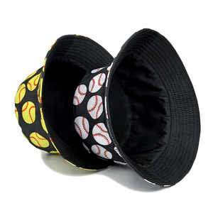 Chapeau Bob Imprimé Baseball pour Hommes et Femmes – Tendance, Imprimé Intégral, Chapeau de Soleil Pliable pour Sports de Plein Air, Casquette de Pêcheur - Product Image 2