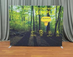 लंबे समय तक चलने 8ft 10ft तनाव कपड़े पृष्ठभूमि प्रदर्शनी शादी प्रदर्शन खड़े हो जाओ - Product Image 3