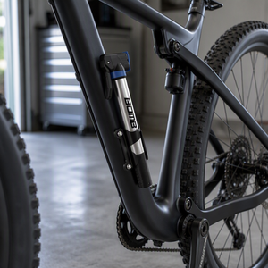 Pompe à vélo en aluminium BOMB 120psi, outil de gonflage manuel avec jauge pour vélo de montagne - Product Image 1