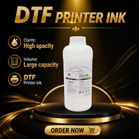Tinta Pigmen Printer DTF Tanpa Sedimen, Tinta Putih untuk Pencetakan Digital di Film PET untuk Pencetakan Kain Kaos dan Hoodie