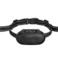 Collar de Adiestramiento para Perros con Control Remoto Inteligente Recargable, Plástico ABS Ecológico, Impermeable, 4 Modos de Seguridad, Linterna y Sonido