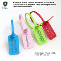 Étiquettes de produits personnalisées, boucles anti-contrefaçon jetables, boucles antivol pour vêtements, scellés en plastique, boucles anti-effraction