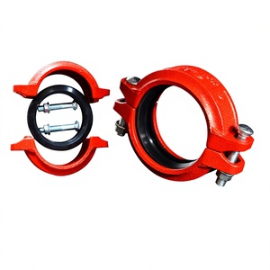 Raccord à joint rainuré pour tuyau de refoulement rouge pour système d'alimentation en eau - Product Image 1