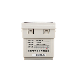 Contador Digital Preestablecido JDM9-4, Relé de Conteo Electrónico Industrial 72*72, Memoria de 10 Años, AC220V DC24V/C24V - Product Image 1