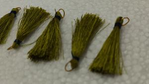 Accessoires de fabrication de bijoux de haute qualité, mini rideaux décoratifs et ornements textiles en rayonne 100% lisse avec des glands faits sur mesure - Product Image 4