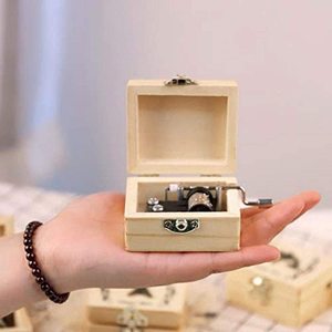 Manovella Music Box di Legno, Regalo per la <span class=keywords><strong>Moglie</strong></span>, Giocare Tu sei Il Mio Sole Tune - Product Image 2