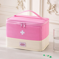 2025 nouveau YCH ménage Portable médecine voyage pliant grande capacité trousse de premiers soins quatre pièces ensemble Logo personnalisé sac cosmétique