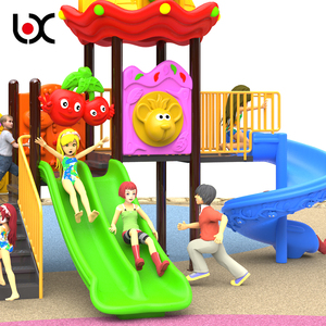 Parc de jardin extérieur pour enfants manèges Playhouse aire de jeux jouets escalade ensemble Slip Tube grand <span class=keywords><strong>toboggan</strong></span> en plastique et balançoire ensemble aire de jeux Oem - Product Image 4