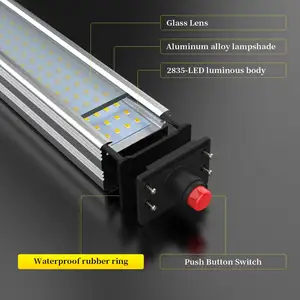 8W 24V Led Work Light 20in Long Arm Aluminum Alloy Waterproof Table Lamp For Machine Tool CNC Lathe Drilling Machine