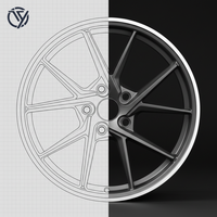 Jantes de course monobloc forgées haute performance 5x120 5x112 Jantes automobiles personnalisées pour le sport automobile