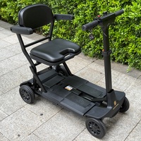 Scooter de mobilité léger à quatre roues flambant neuf 2026 pour seniors, longue autonomie, batterie au lithium amovible