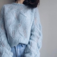 Fil de fibre écologique 72% kid mohiar 28% fil de soie fil de mohair super doux pour pull à tricoter à la main