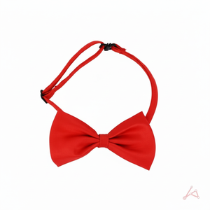 Farfallino cane rosso accessorio abbigliamento per animali domestici alla moda - Product Image 1