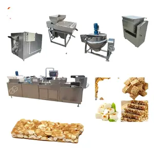 Easily Operate Granola Cereal Snack Bar Cutting Machine Rice Cake Maker Protein Bar Production Line