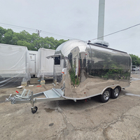 Remorque de concession mobile en acier inoxydable pour pizzas, hamburgers, café – Camion de restauration, remorques de concession alimentaire près de chez moi
