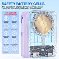 Batterie externe sans fil 10000 mAh, chargeur rapide Type-C 20W, batterie magnétique 10000 mAh pour iPhone, logo personnalisé, batteries externes, station d'alimentation