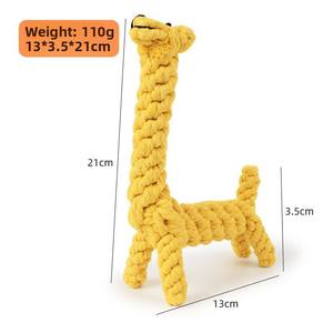 Çevre dostu ahtapot köpek Pet oyuncak moda stil çiğnemek pamuk halat gıcırtılı diş temizleme oyuncak günlük kullanım için küçük hayvanlar için - Product Image 5