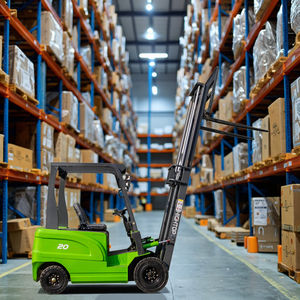 2t telehandler טלסקופי סוללה חשמלי שטח קשה תחבורה מחסן משלוח להגיע מעבה ג 'ק מלגזה משאית - Product Image 6