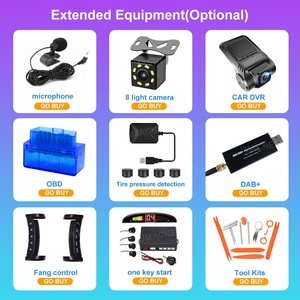 Jmance Đài Phát Thanh Xe Hơi Màn Hình Cảm Ứng 13 Inch Phổ Thông 2000*1200 Bt5.0 4G Dsp Rds Android Carplay Hệ Thống Định Vị Gps 2 <span class=keywords><strong>Din</strong></span> - Product Image 5