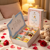 Boîte Cadeau Créative en Forme de Livre pour Anniversaire et Fêtes, Idéale pour Macarons, Snacks, Biscuits et Pâtisseries