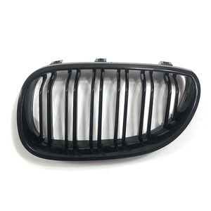 De fibra de carbono negro brillante doble línea de accesorios de coche parrilla delantera para <span class=keywords><strong>Bmw</strong></span> E60 E61Series5 - Product Image 3