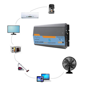 1000 vatios 2000 vatios 3000 vatios 4000 vatios 5000 vatios 6000 vatios CC 12V 24V 48V a Ac 220V frecuencia de onda sinusoidal pura energía Solar Inve - Product Image 5
