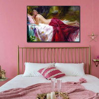 Reproduction de peinture à l'huile célèbre de haute qualité, style Art Déco, anciens maîtres, toile murale décorative à suspendre