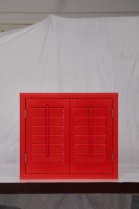 Volets en <span class=keywords><strong>PVC</strong></span> prêts à l'emploi pour <span class=keywords><strong>baie</strong></span> vitrée, installation facile, lames en bois véritable, volets à persiennes en bois, volets plantation - Product Image 2