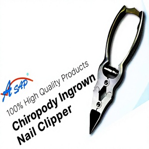 Coupe-ongles professionnel en acier au carbone ASAP, haute qualité, courbé, double action, pour ongles épais, ouverture large - Product Image 3