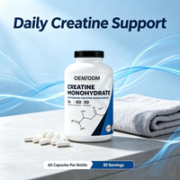 Capsules de créatine micronisée OEM ODM pour soutenir la force musculaire, les performances sportives, complément alimentaire sportif, 60 capsules