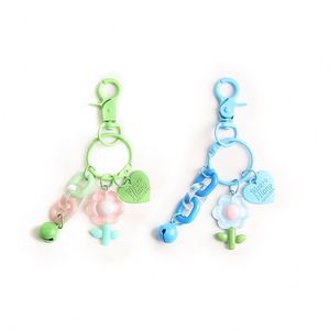 DIY Tulip Shaped Keychains Candy Color Korean New Cartoon Cute Pendant Bag <b>Key</b> <b>Chains</b> Doll <b>Key</b> Pendant Car <b>Key</b> Accessories - Product Image 2