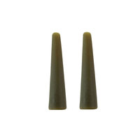500 pièces carpe pêche Terminal attirail queue caoutchouc manches cône pêche plomb Clips carpe pêche accessoires AE060