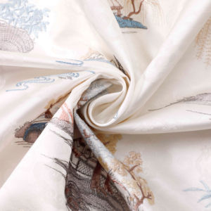 Жаккардовая ткань с вышивкой, покрытая ПВХ, средней плотности, полиэстер, мягкая, блестящая, с металлическим эффектом, однотонная и в клетку, для платьев и обуви - Product Image 5