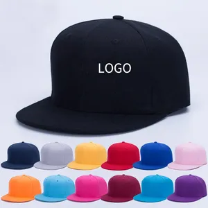 6-Panel hoặc 5-panel phẳng Vành trống có thể điều chỉnh <span class=keywords><strong>Snapback</strong></span> Mũ Acrylic phẳng vành mũ bóng chày 3D thêu tùy chỉnh - Product Image 1
