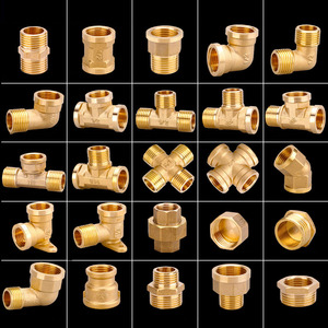 1/4 "X 1/4" NPT raccords de tuyau de mamelon en laiton adaptateur égal union mâle fileté hexagonal connecteur droit raccords prolongateur de tuyau - Product Image 4