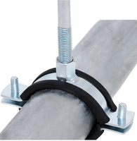 1/4''Galvanized Rubber Clamp Rust Proof Corrosion Resistant Fastener Imperial Inch General Industry