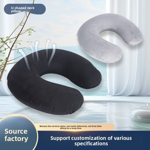 U-förmiges Memory Foam-Nacken kissen Cool und bequem für Reisen und Büro für Mittagspause und Nickerchen - Product Image 4