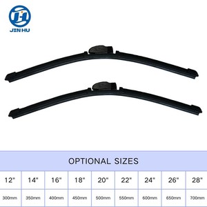 Nouvelle conception d'accessoires de voiture, lames d'essuie-glace de remplacement en caoutchouc naturel noir pour automobile, vente populaire - Product Image 1